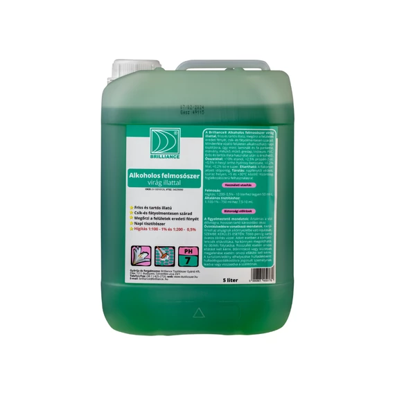 Brilliance® Alkoholos felmosószer virág illattal 5 liter